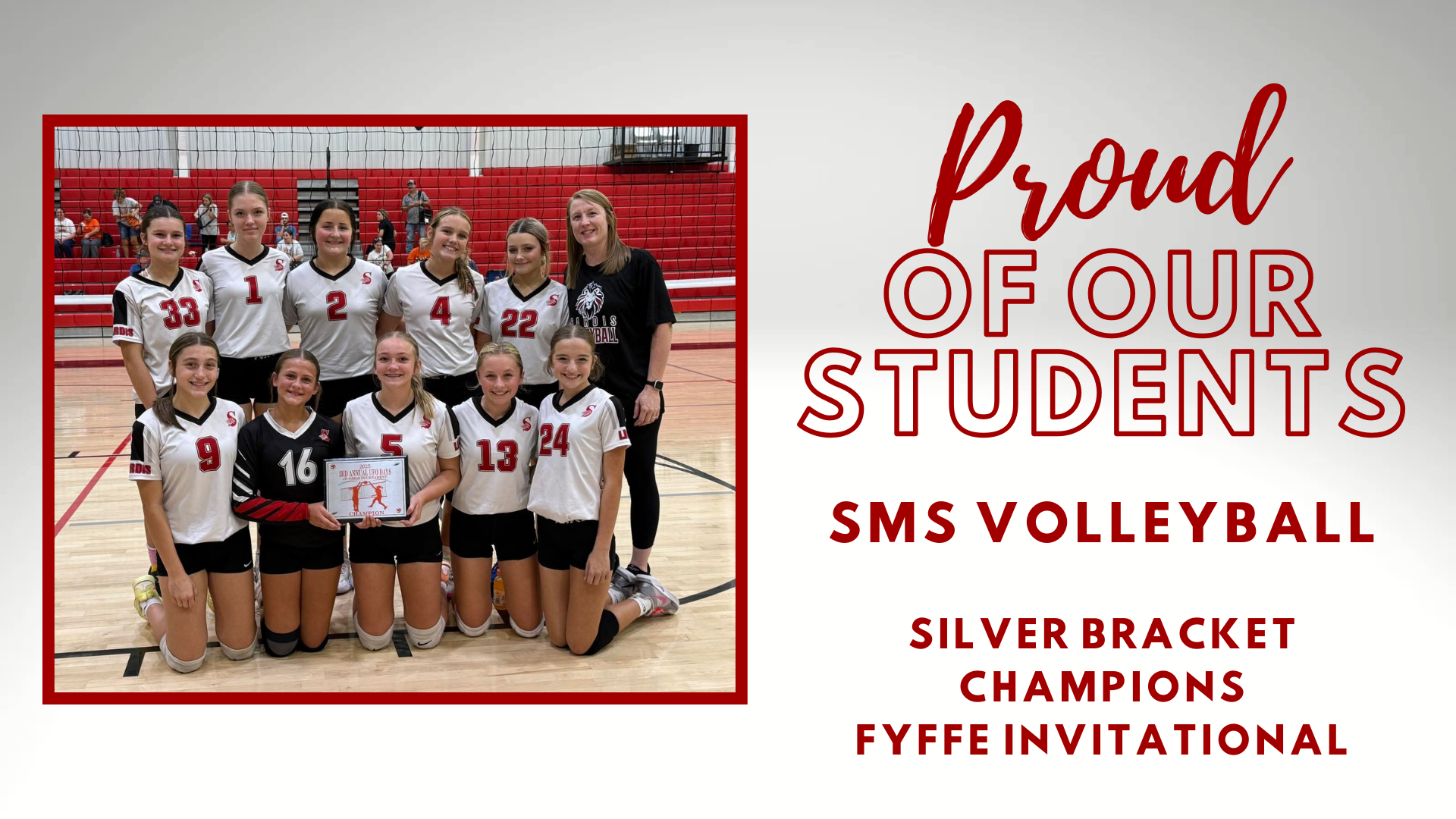Proud: Volleyball Silver Bracket Champs